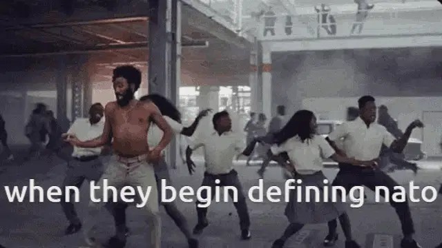 Childish Gambino Dances to NATO Definition Meme
