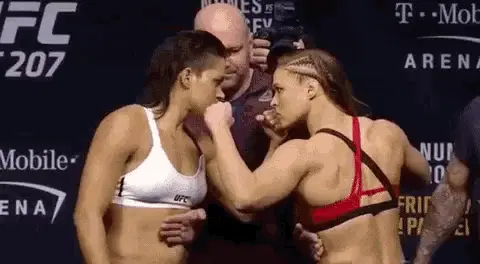 Amanda Nunes vs. Ronda Rousey Face-Off