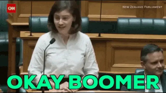Chloe Swarbrick's 'Okay Boomer' in Parliament