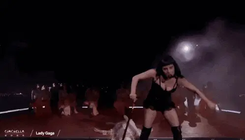 Lady Gaga Performing at Coachella
