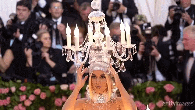 Katy Perry's Chandelier Look at Met Gala