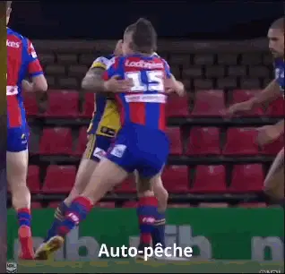Rugby Tackle Action