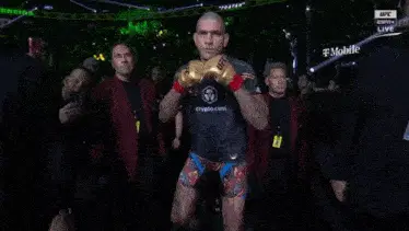 Alex Pereira's Entrance for Jiri Prochazka Fight