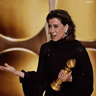 Fernanda Torres Accepts Golden Globe Award