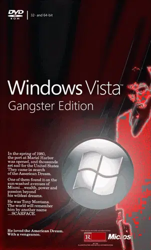 Windows Vista Gangster Edition - Scarface Tribute