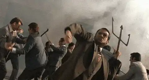 Steve Carell's Trident Throw in Anchorman
