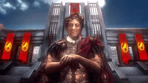 A Legião do Carlinhos: Carlinhos as Roman Emperor