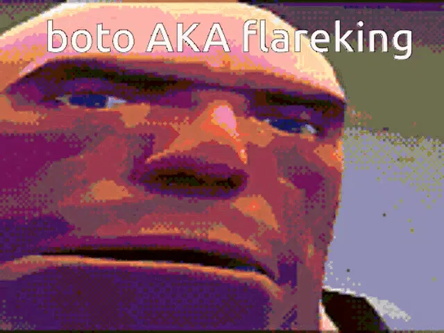 Boto AKA Flareking - Pixelated Face Meme