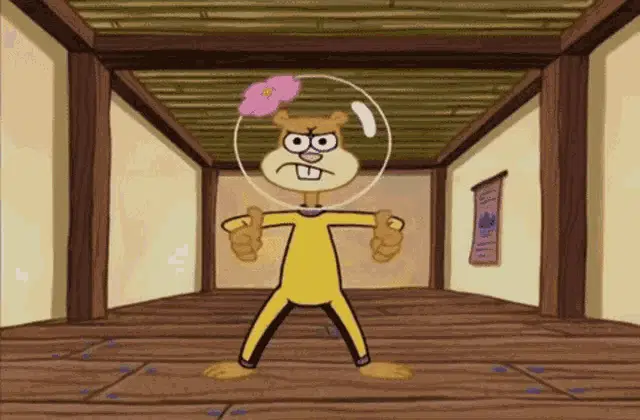 Sandy Cheeks' Incredible Muscle Growth