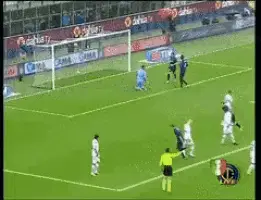 Thiago Motta's Intense Football Reaction