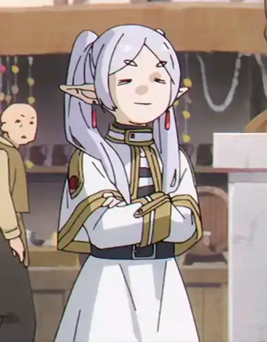 Frieren's Content Smile