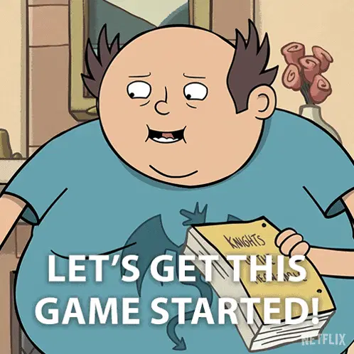 Let's Get This Game Started, Dad!