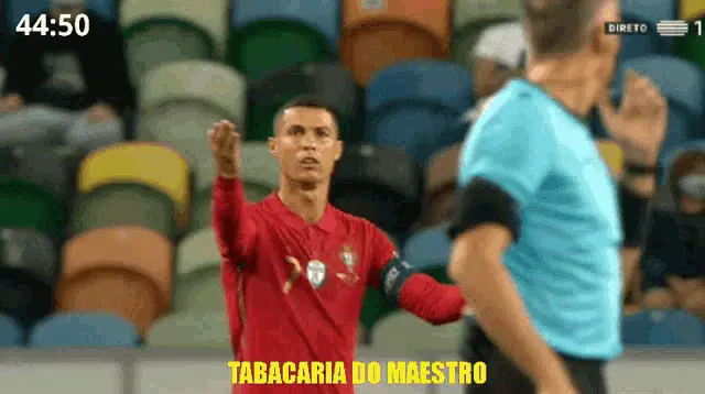 Cristiano Ronaldo's Halftime Stoppage Reaction
