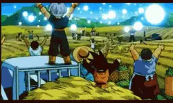 Goku's Genki Dama: Lending Strength