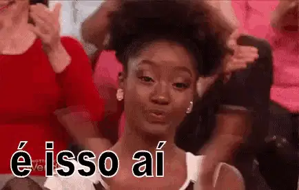 É Isso Aí! Mulher Aplaudindo e Celebrando