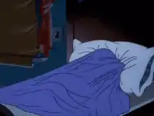 Donald Duck Waking Up Tired