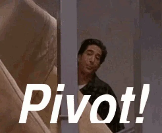 Man Shouting 'Pivot!' – free GIF download | meme platform | memes GIF