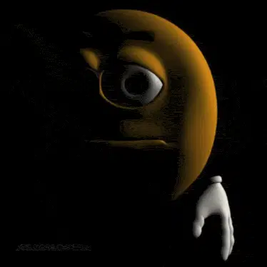 Joe Coin Emotiguy's Serious Stare in the Dark – dark memes meme GIF free download no watermark 2026