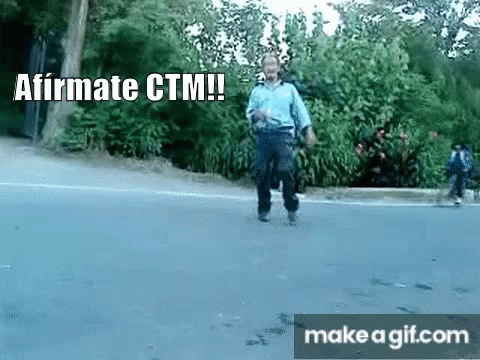 Fiestas Patrias: Hombre ebrio y 'Afírmate CTM!'