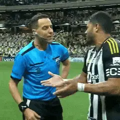 Hulk of Atletico MG Gets Yellow Card from Referee