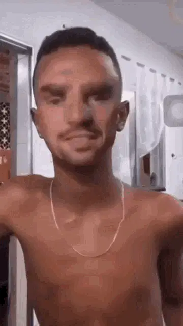 Man's Funny Messi Filter Dance