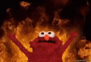 Elmo in Flames
