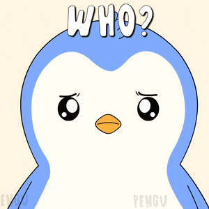 Pudgy Penguin Asks 'WHO?'