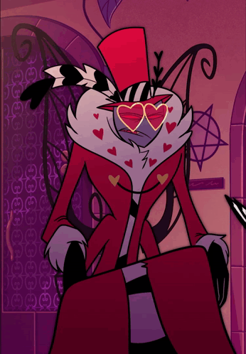 Hazbin Hotel Valentino's Disgusted Look