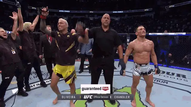 Charles Oliveira Wins UFC Championship Belt