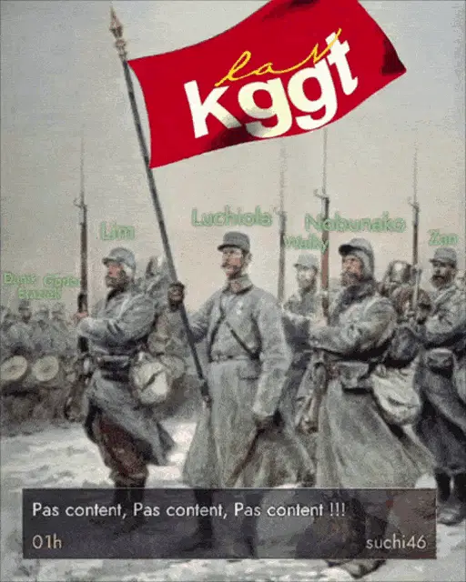 Kggt Soldiers with Flag - Pas content Painting