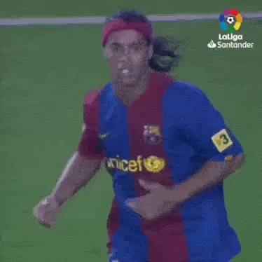 Ronaldinho & Deco: Iconic Barcelona Embrace