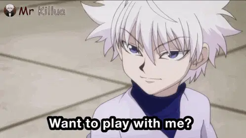 Hunter X Hunter Killua: Want to Play With Me?