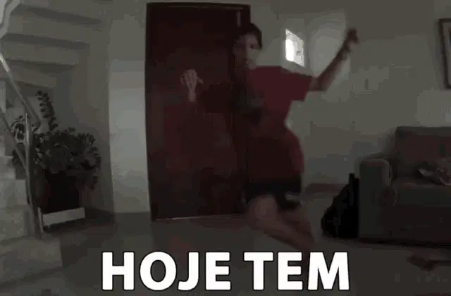 Hoje Tem! Daily Do Cassiano Excited Dance