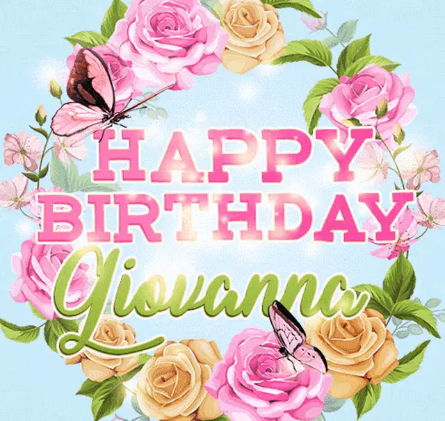 Happy Birthday Giovanna