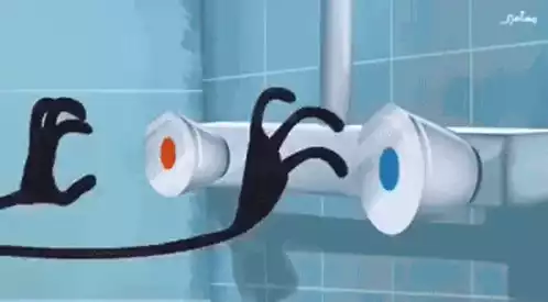 Hot and Cold Shower Mishap