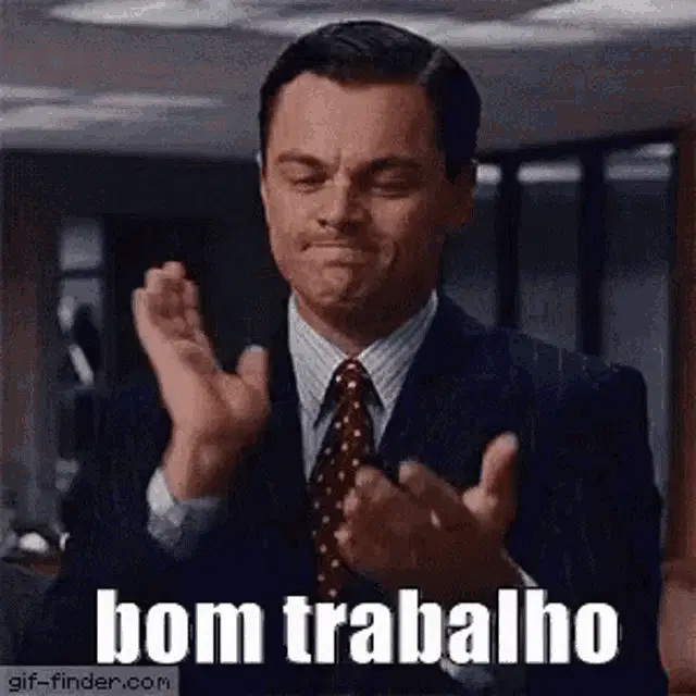 Bom Trabalho Leonardo Di Caprio Clapping Meme