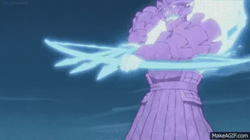 Sasuke Susanoo: Flechas de Rayo Indra