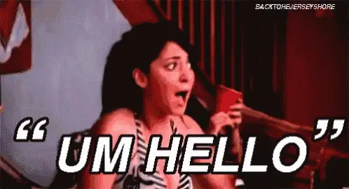 Um Hello - Jersey Shore Meme