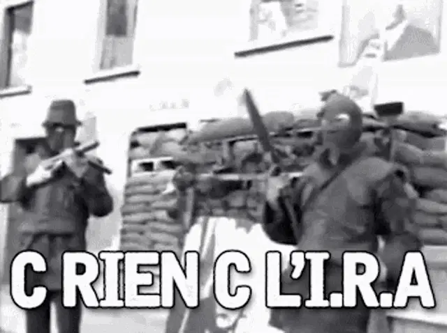 IRA: Armed Men with Rifles