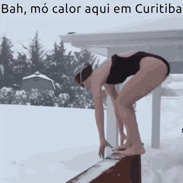 Curitiba: Mó Calor? Mergulho na Neve!