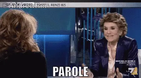 Franca Leosini: 'Parole' on Italian TV