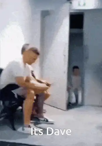 Its Dave: Small Person Walking Towards Camera