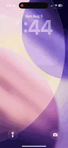 iOS 26 Unlock Animation: iPhone 16 Pro