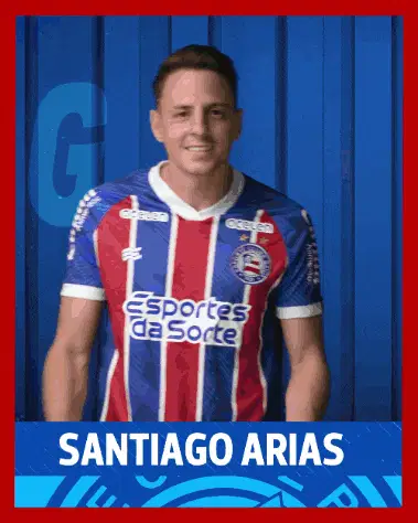 Ec Bahia: Santiago Arias Goal Celebration