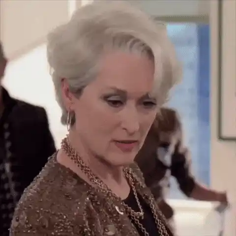 Miranda Priestly (Meryl Streep) in The Devil Wears Prada