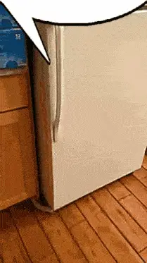 Russia: Gas Mask Prank from Fridge