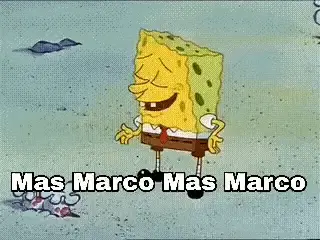 Spongebob Laughing: Mas Marco Mas Marco Meme