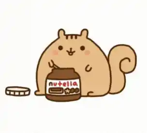 Kawaii Nutella Squirrel