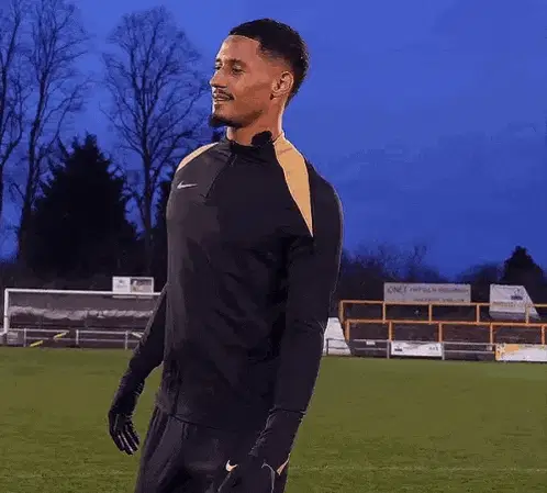 William Saliba Smiles for Arsenal