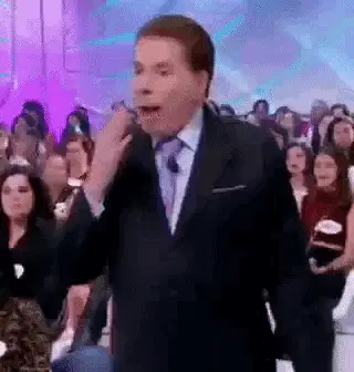 Silvio Santos Faz Gestos Tímidos - Silvio Passado